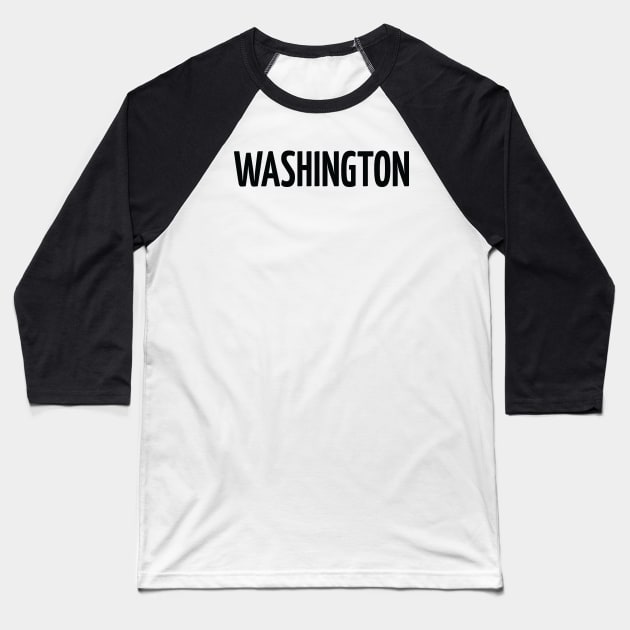 Washington Baseball T-Shirt by ProjectX23Red
